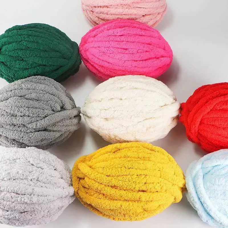 Yarn 250g Ball Soft Thickness Polyester Wool DIY Hand Knitted For