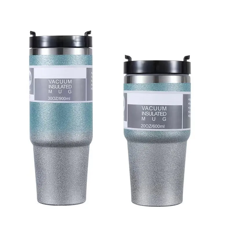 Rhinestone Thermos Cup, Stainless Steel Thermal Bottle, High-end