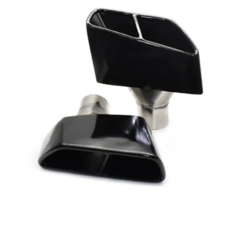 For 3 Series Touring 335d E91 09-11 2.5"in 3.5"out Quad Exhaust Tips Double Wall - Foto 2