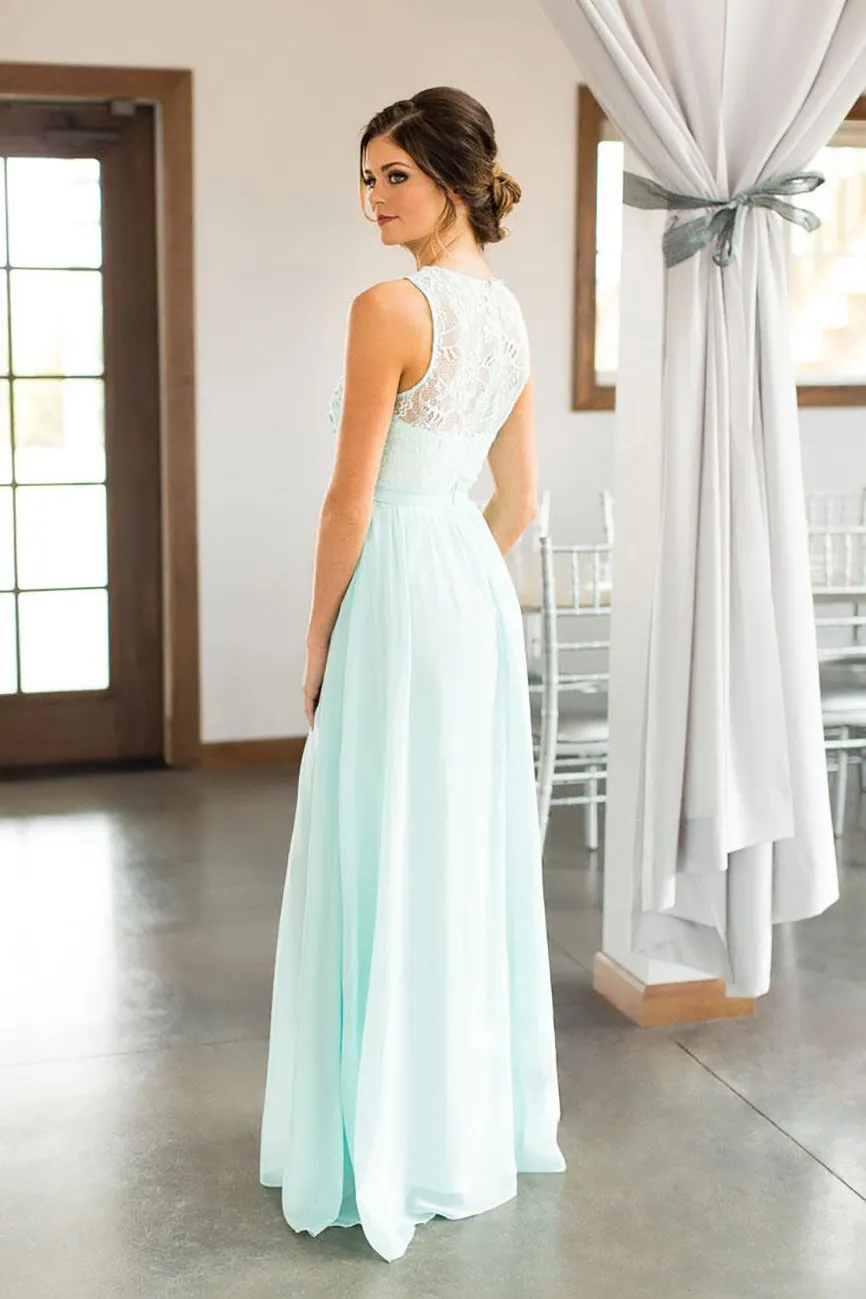slim fit dress slacks Sage One-Shoulder Floor Length Chiffon Draped Bridesmaid Prom Dress main image 1