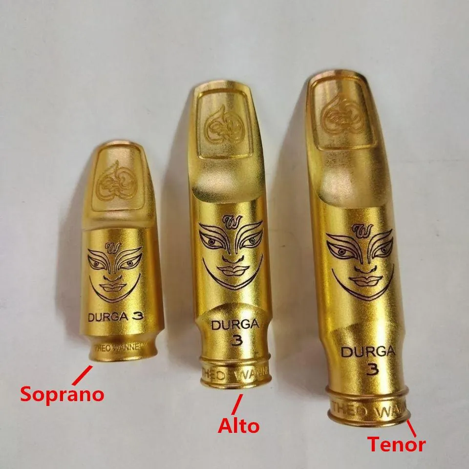Y ksek kaliteli profesyonel alto tenor soprano saksafon metal a z kaplamas alt n kaplama saks l par alar aksesuarlar boyut 5 6 7 8