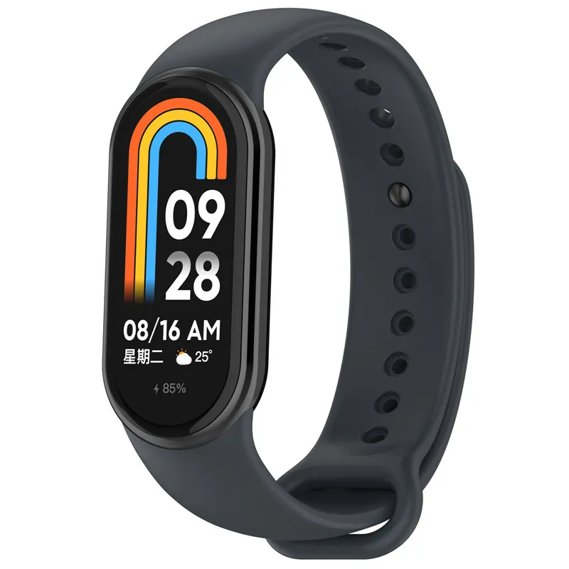 Correa De Silicona Transparente Para Xiaomi Mi Band Miband 7 6 5 4 3  Glacier Pulsera De Repuesto