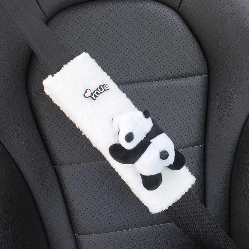 Neue Nette Cartoon Panda Puppe Plüsch Universal Auto Lenkrad Abdeckung Auto  Sicherheitsgurt Abdeckung Imitieren Lamm Wolle Winter Auto Zubehör Von 7 €