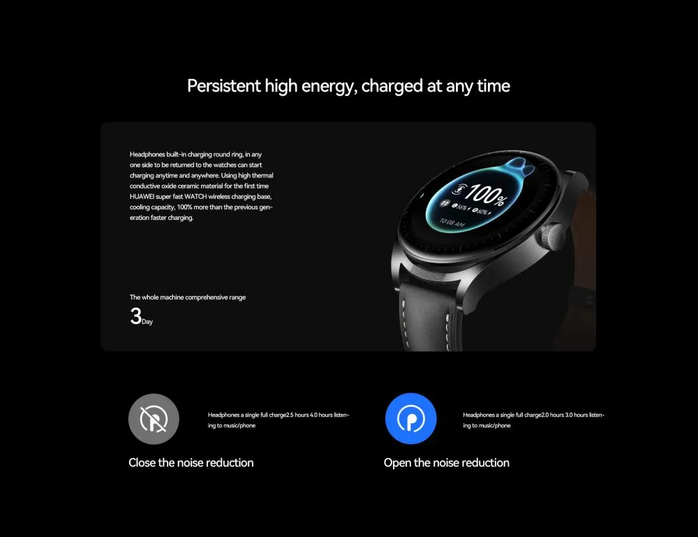 HUAWEI WATCH Buds - 2-in-1 Smartwatch and Earbuds 