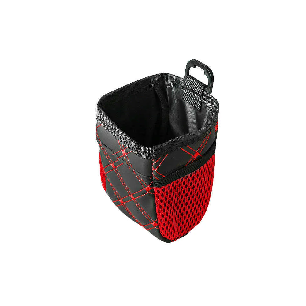 Organisateur De Grille D'Airation Pour Voiture - Sac Suspendu PU Avec Crochet, Rangement Téléphone, Clés, Lunettes