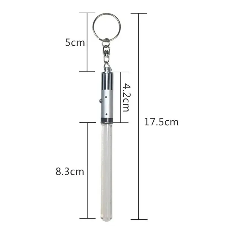 LED Flashlight Stick Keychain Mini Torch Aluminum Keychains Key Ring Durable Glow Pen Magic Wand Stick Lightsaber LED Light Stick