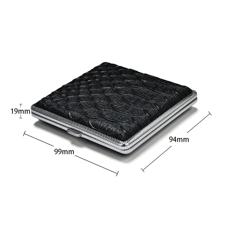 Colorful Leather Cigarette Case Square Shape with Elastic Band and Metal  Clips for Tobacco Storage from Dhgate Cigarette Cases