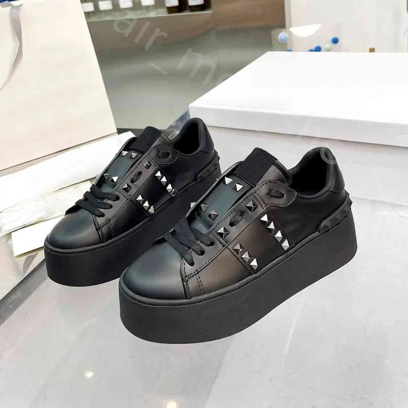 Luxury Platform Sneakers for Women Designer Casual Shoes, Genuine Leather  Trainers, Thick Sole Fashion, Comfortable Walking, Size 35-41