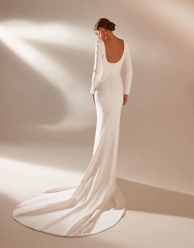 sachin and babi light blue dress Mermaid-Style Wedding Dresses