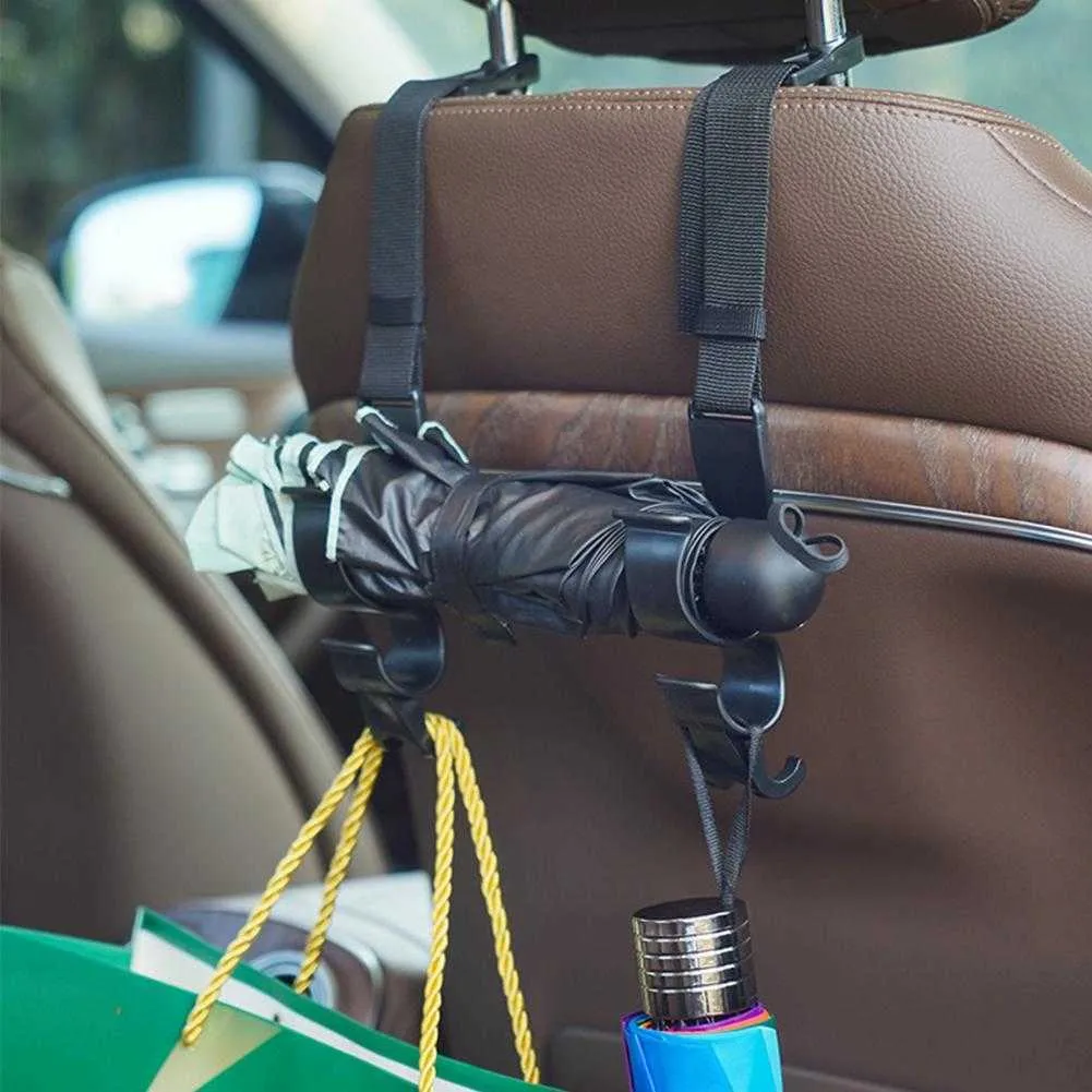Car Seat Headrest Hook Organizer Set For Trunks Back Travel Booster Seat Umbrellas And More Multifunctional Storage Solution From Autohand elitestore 0.62 DHgate.Com