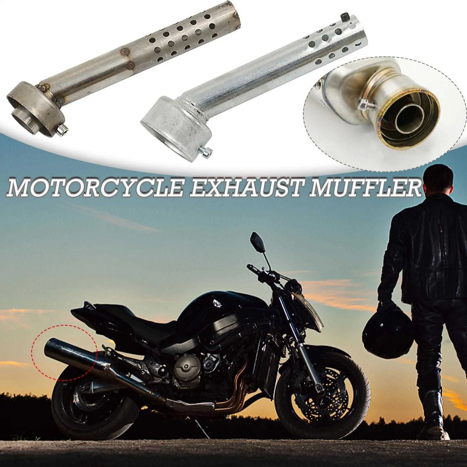 48mm Universal Motorcycle Exhaust Muffler Insert Baffle