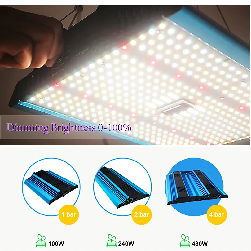 15w Lampe LED horticole Full Spectrum croissance Floraison Grow Light Lampe horticole