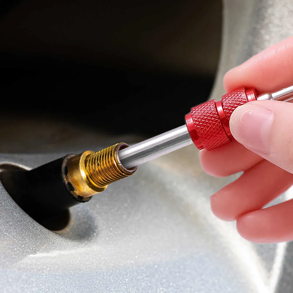 Valve Core Remover Tool – Re-Threads Tire Stems For Car, Bike, & More