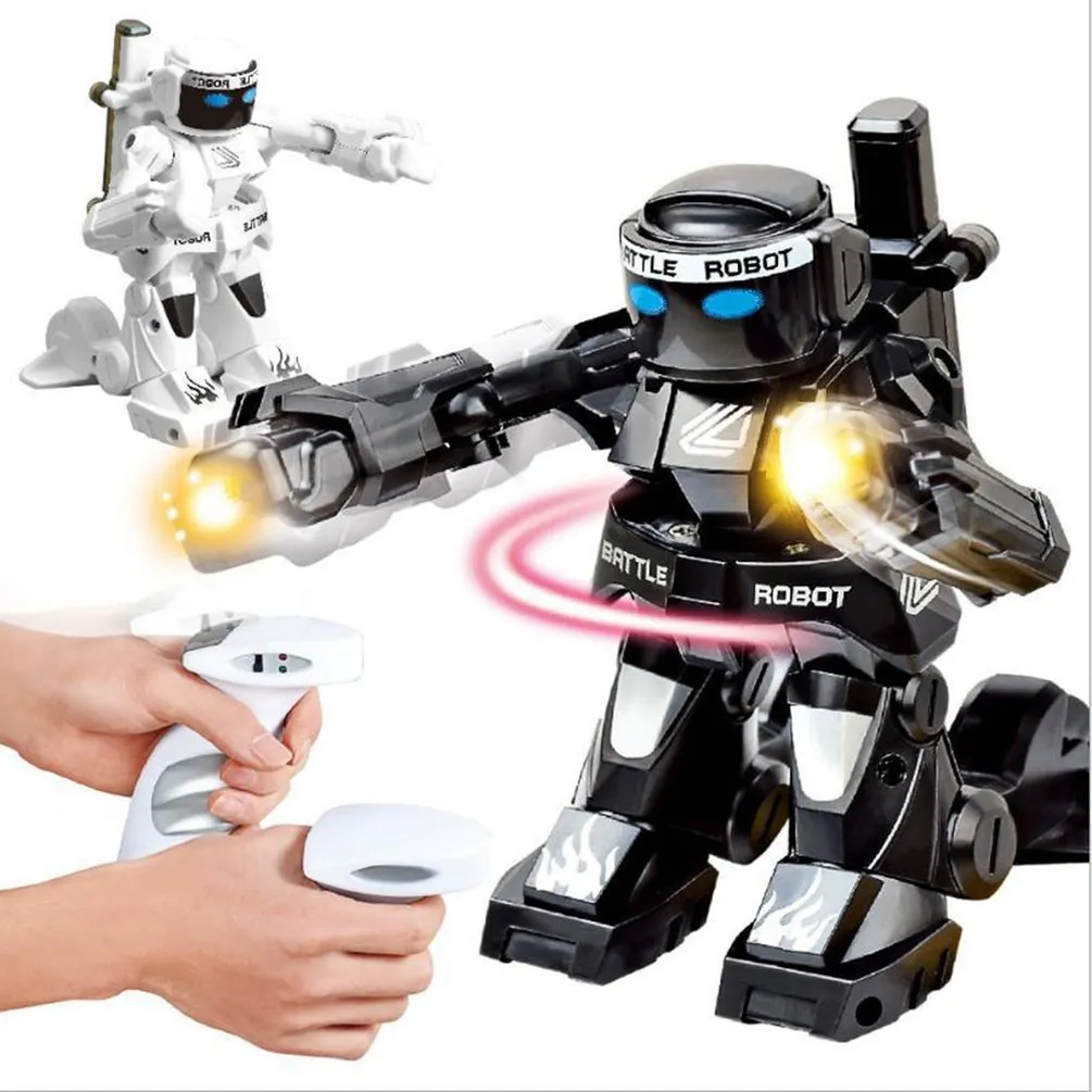 RC Robot Toy Combat Robot Control RC Battle Robots Pk Funny Toy for Boys Children Gift with Light Sound Remote Control Toys