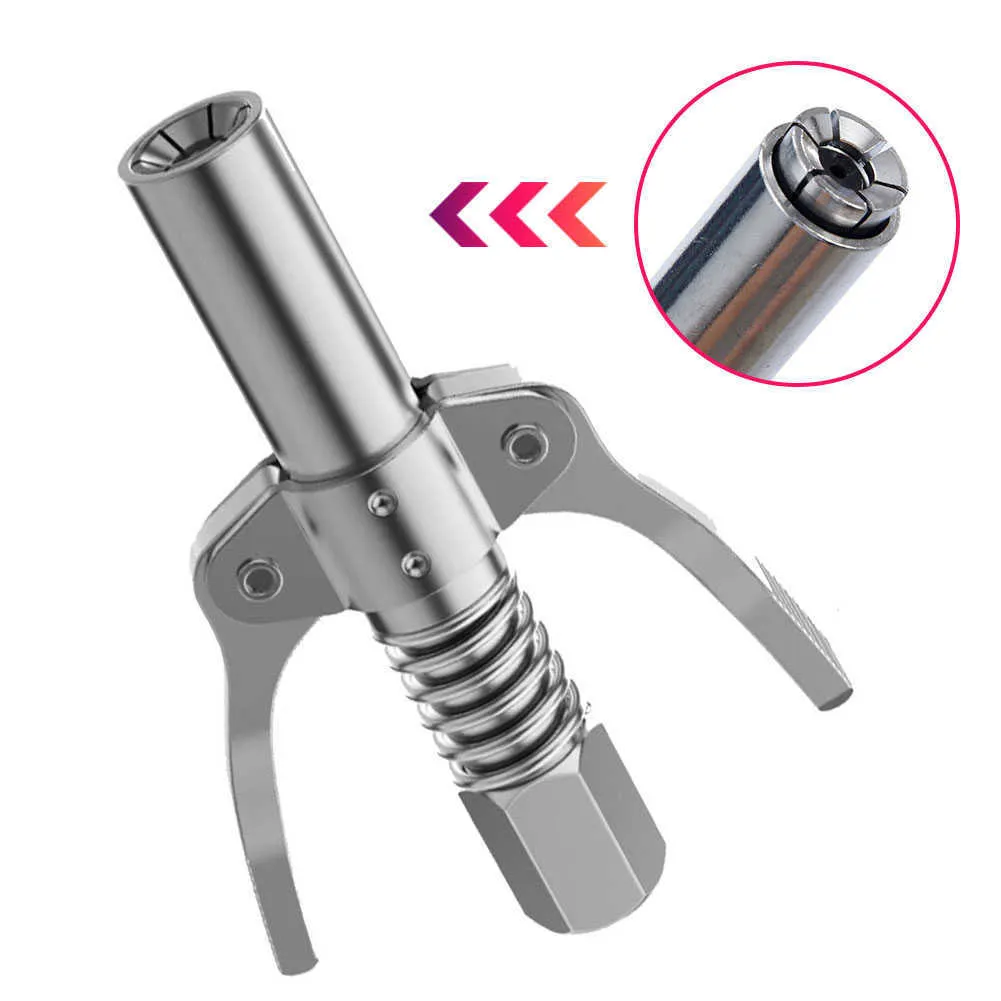 Quick Release Grease Gun Coupler With 10000 PSI NPTI/8 Car Syringe ...