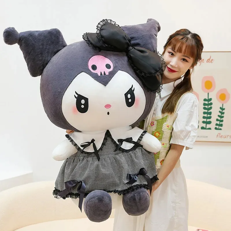 Kuromi Peluche, Kuromi Poupée en Peluche Dessin Animé Peluche