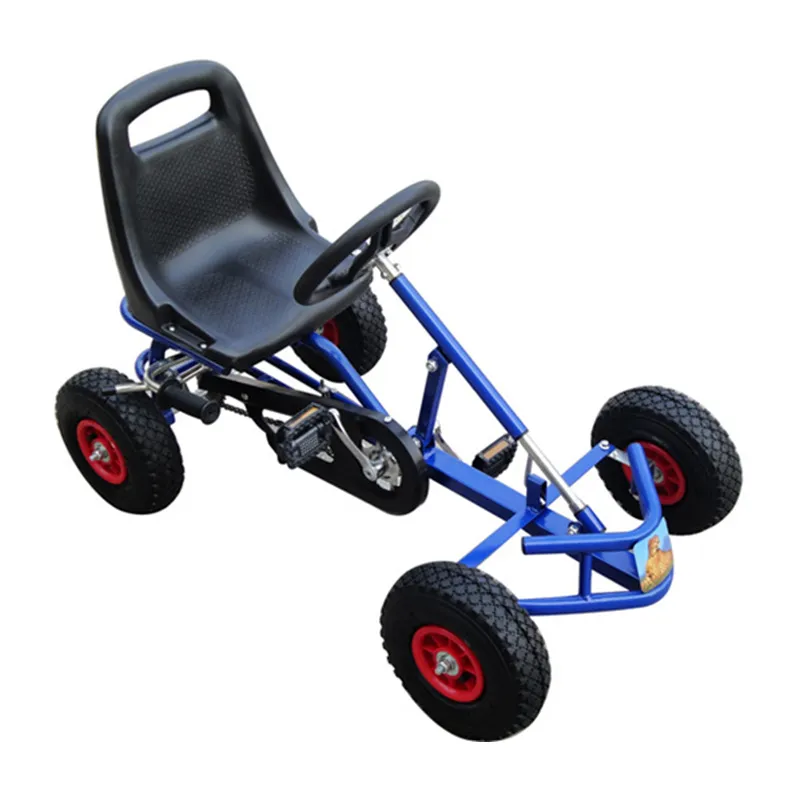 JayCreer 4 Wheel Go Kart Pedal Fun Ride On Toy For Kids, Ideal For
