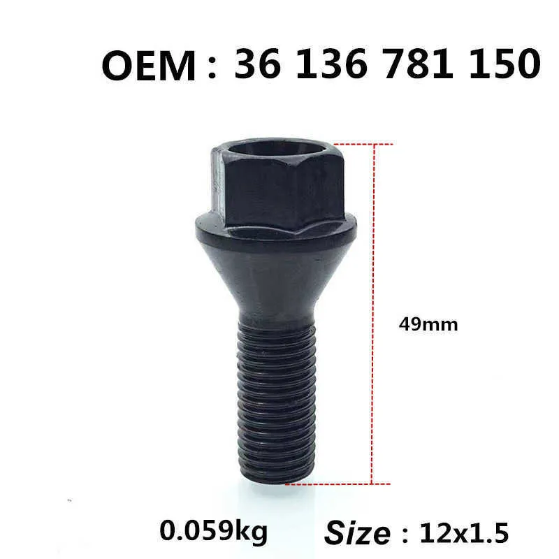 BMW Wheel Lug Bolt Set - screw in tyre for X3 X5 E70 E71 F20