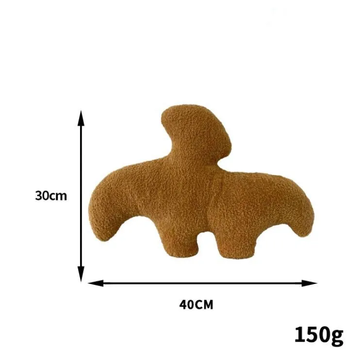 Dinosaur Chicken Nugget Almohada Dinosaurio Nugget de pollo Peluche Toy Dinosaurio Nugget de pollo relleno Toy para decoración del hogar (tyrannosaurus, tamaño S) | ES