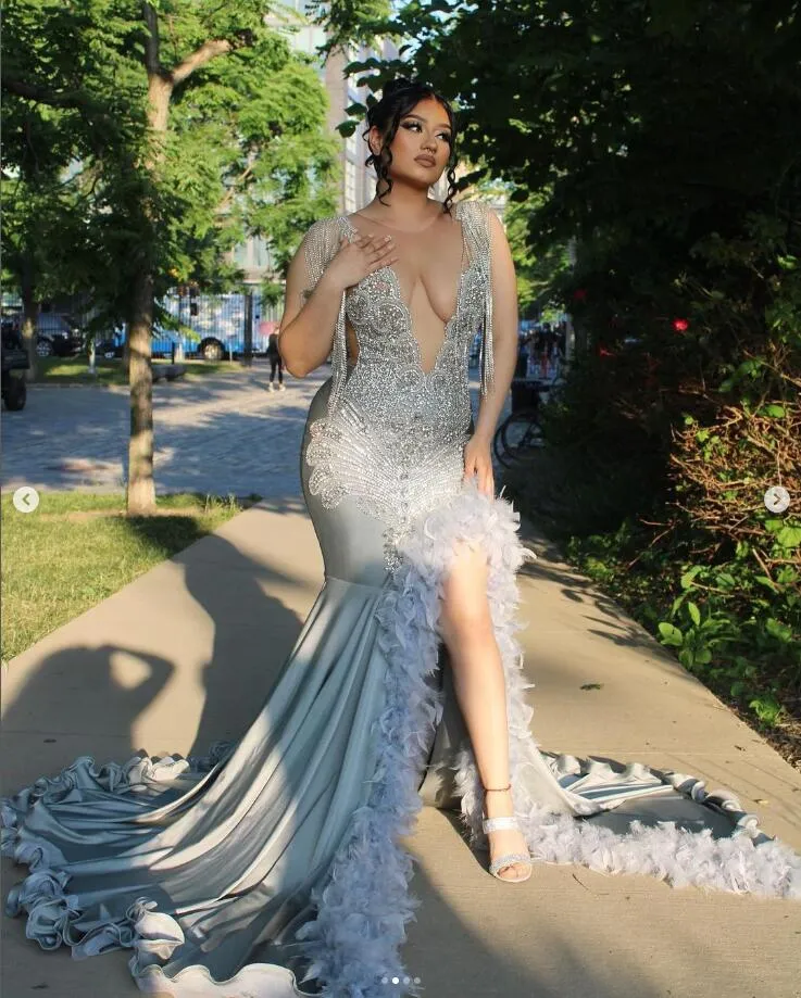 Vestidos silver largos hot sale