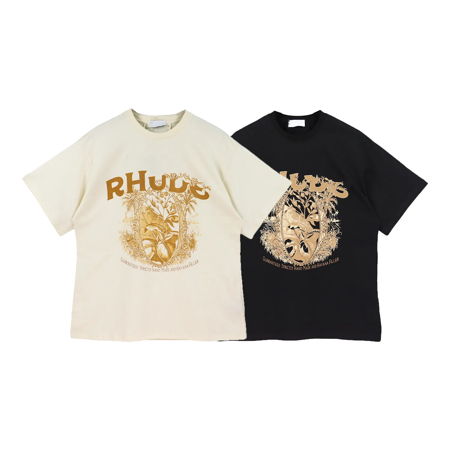 送料/関税込【RHUDE】ロゴ 半袖 Tシャツ コットン DHgate.com:Luxury Unisex Cotton Tee: Rhude Style T-Shirt for
