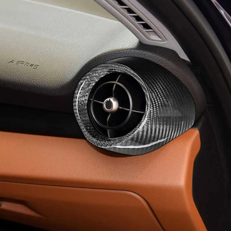Amazon.com: Carbon Fiber Air Vent Outlet Trim Cover Fits for