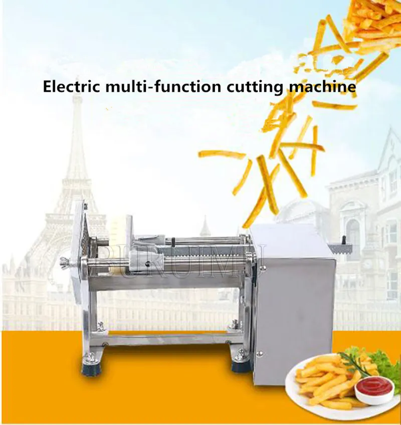 Commercial Electric Potato Chip Machine Automatic, Multi Functional Wheat Cutting Machine For