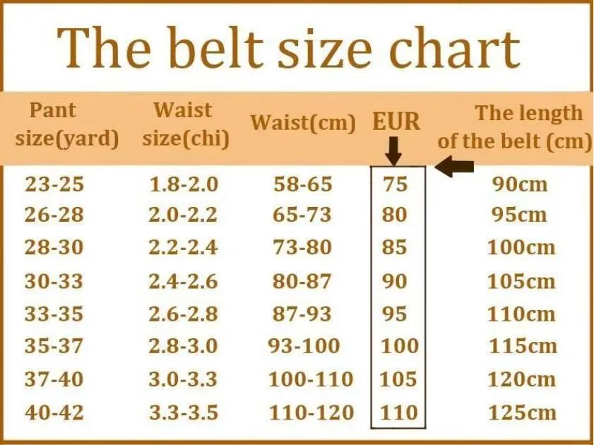 Belt size 105 cm hotsell