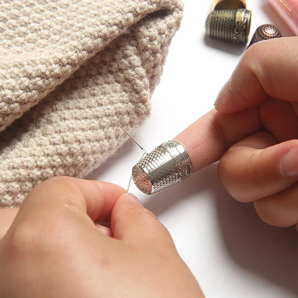 Lot De 10 Dés à Coudre En Cuivre - Protège-doigts Pour Couture, Broderie, Matelassage - Épais, Avec Alvéoles