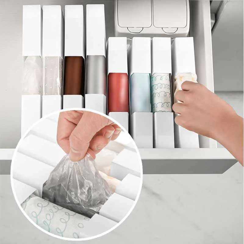 Wall Mounted Plastic Garbage Bag Storage Box For Kitchen And Bathroom  Creative Bathroom Drawer Storage Organizer And Dispenser Container From  Telmom, $5.35