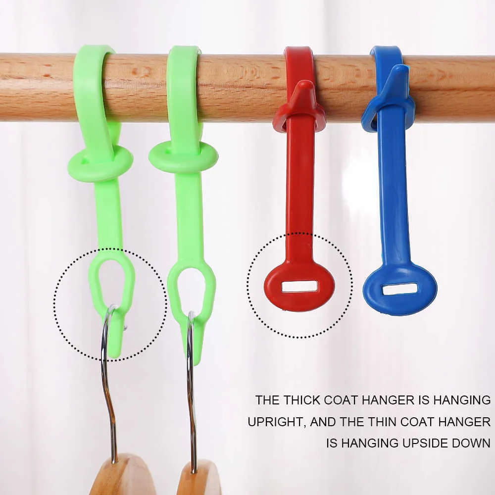 New Multi Purpose Clothes Hanger Windproof Buckles Fixing Hanger