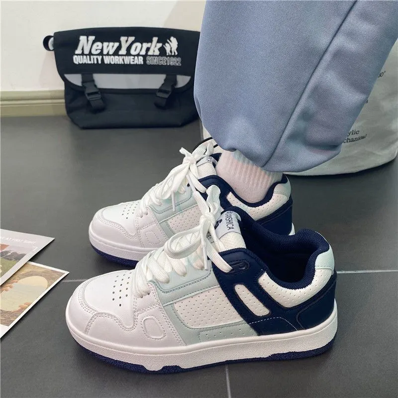 Korean Fashion Patchwork Platform Sneakers For Women Harajuku Autumn 2023 Weightlifting Shoes Women For Casual Daily Wear And All Match Style From Nanchangdd 36.47 DHgate.Com