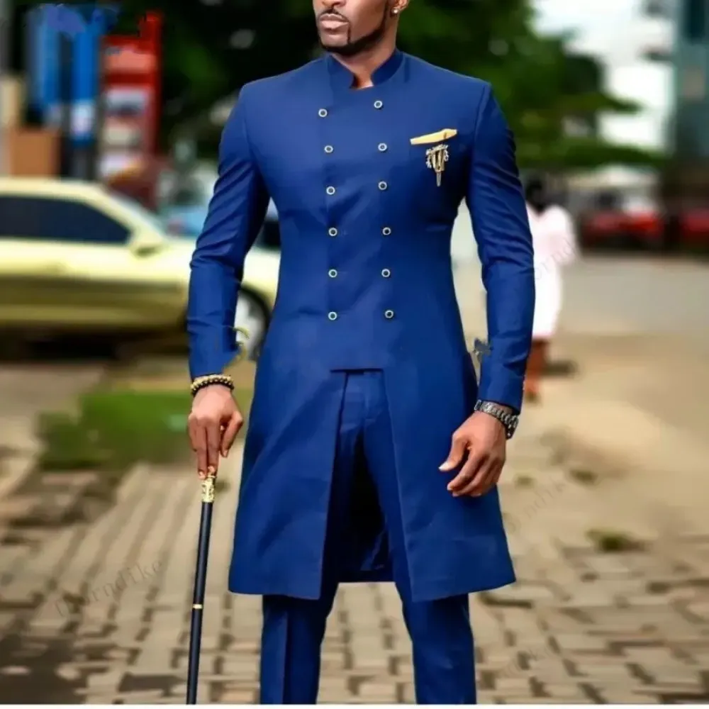 Esmoquin de boda Vintage personalizado trajes de novio italiano de estilo Medieval abrigo de saten de dos piezas para hombres traje de fiesta de