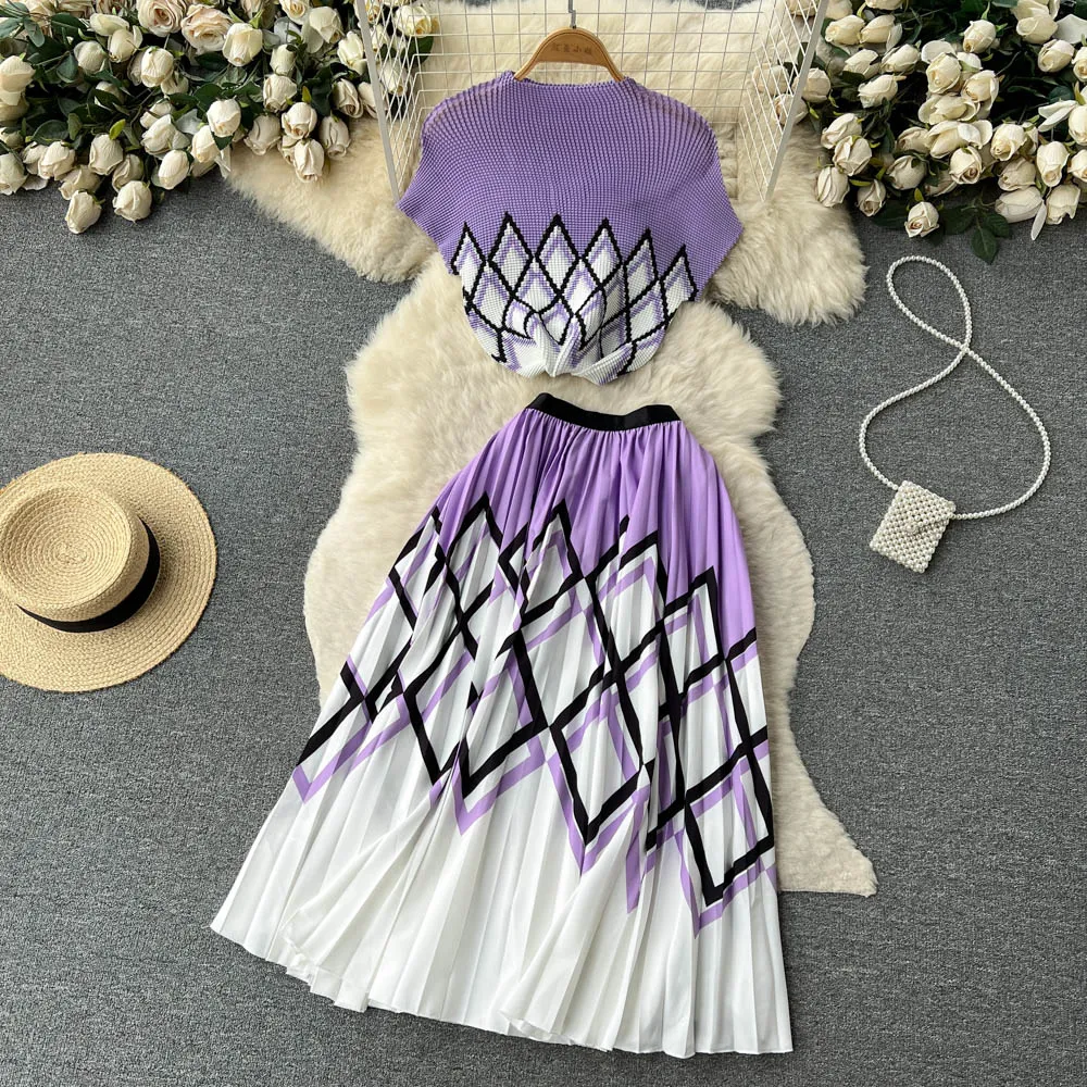 Elegant Two Piece Dress Set For Women Round Neck... From Join3, $47.45 | DHgate.Com Elegant Two Piece Dress Set For Women Round Neck... From Join3, $47.45 | DHgate.Com