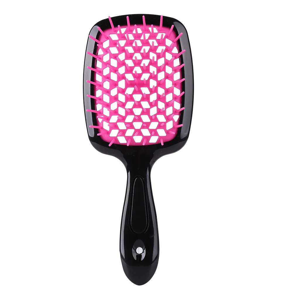 Wide Teeth Air Cushion Combs Women Scalp Massage Hair Brush Curly Hair Hollowing Out Janeke Comb Hairdressing Tool