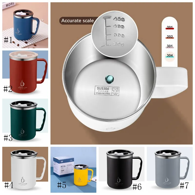 14 Oz Coffee Mug, Vacuum Insulated Camping Mug With Lid, Double Wall