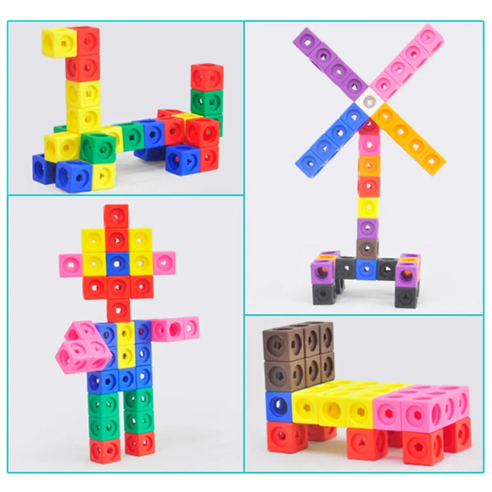 Interlocking Counting Math Blocks Math Linking Cubes - Numberblocks Style, Interlocking Counting Blocks ...