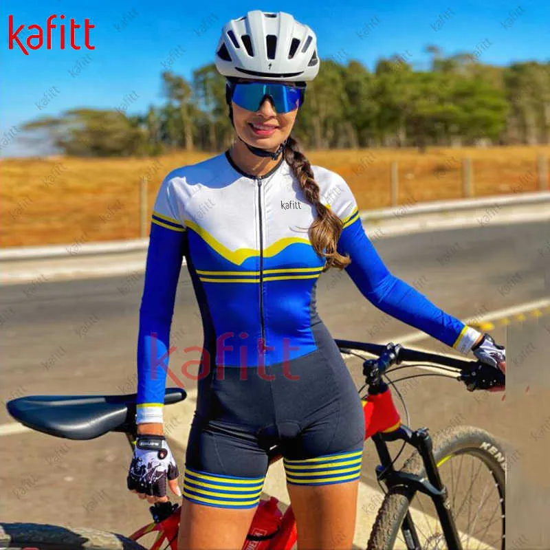 Fietskleding Sets Kafitt dames fietskleding goedkope fietsen met gratis verzending fietskleding dames fietskleding lange mouw maillot cyclingHKD230625