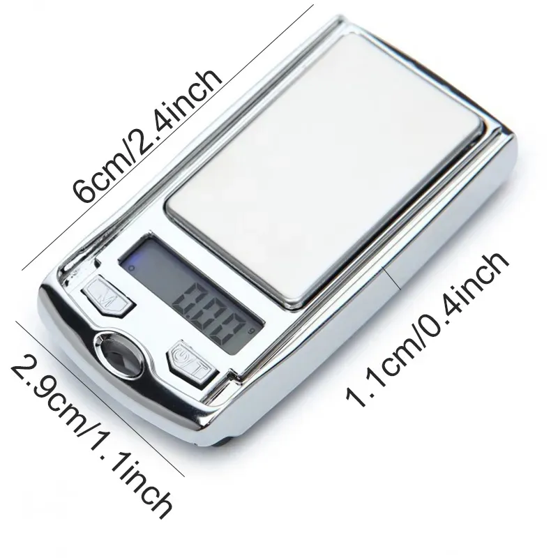 Mini Electronic Scale High Precision 0.01 Gram Jewelry Portable Accurate Digital Scales Multi-Function Small Pocket Gold Scale BH1855