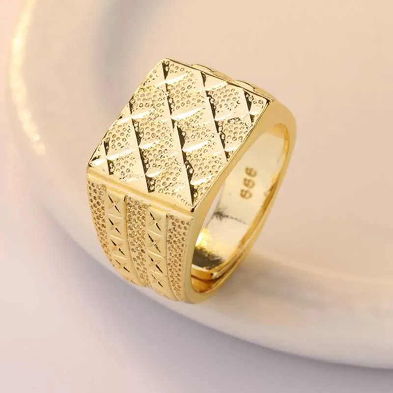 Gold finger ring for male with price discount