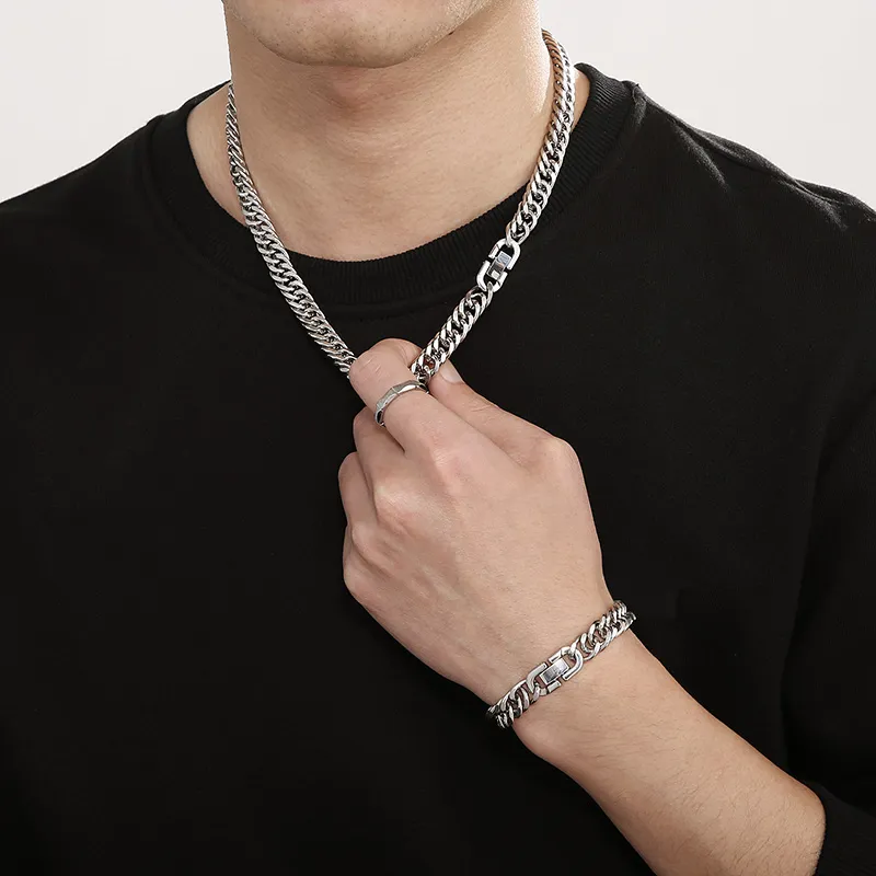 Maison Margiela Multi-layer Necklace in Metallic for Men | Lyst