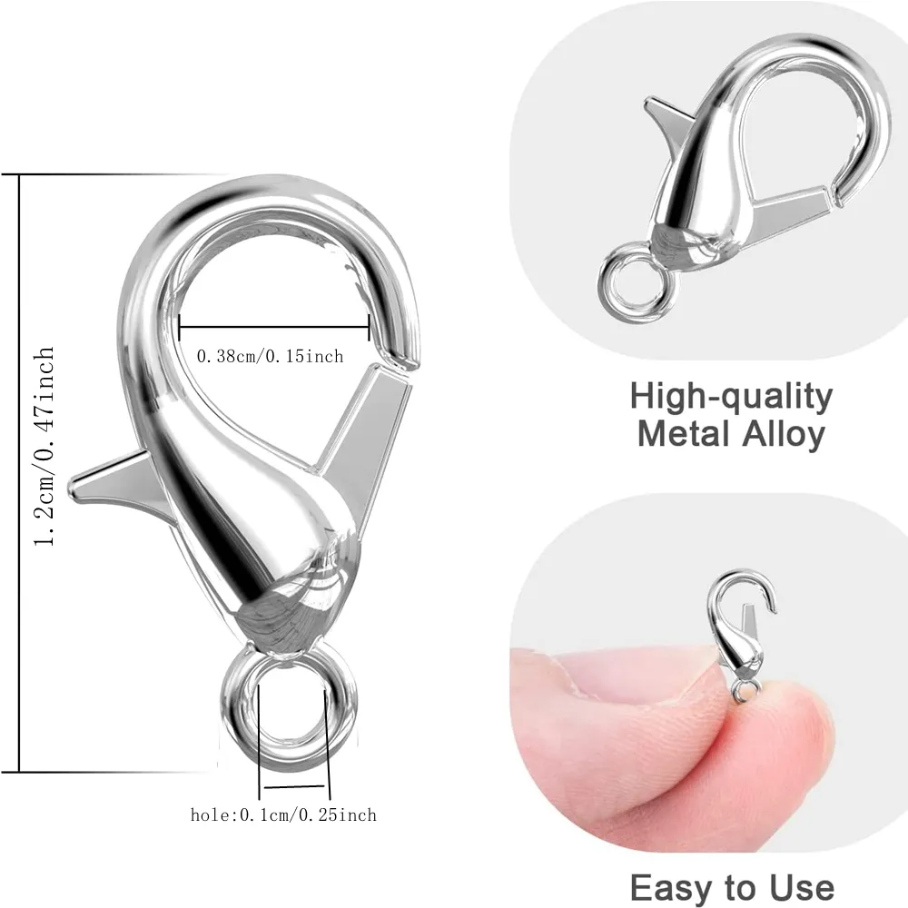 Bracelet clips metal clearance