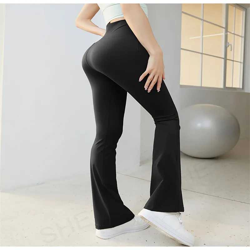 Align Flare High Waist Cropped Flare Yoga Pants For Women Wide Leg