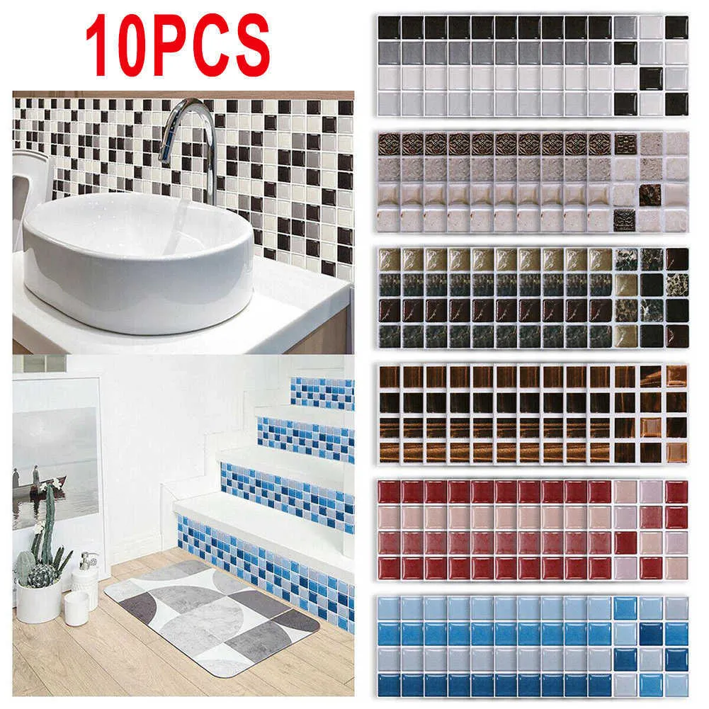 Sticker Tiles For Bathroom: Marble Mosaic Tile Decals, Self Adhesive Wall  Sticker Tiles For Kitchen \u0026 Home, Waterproof Art Wallpaper From  Cleanfoot_elitestore, $0.78 | DHgate.Com, image size:1001x1001