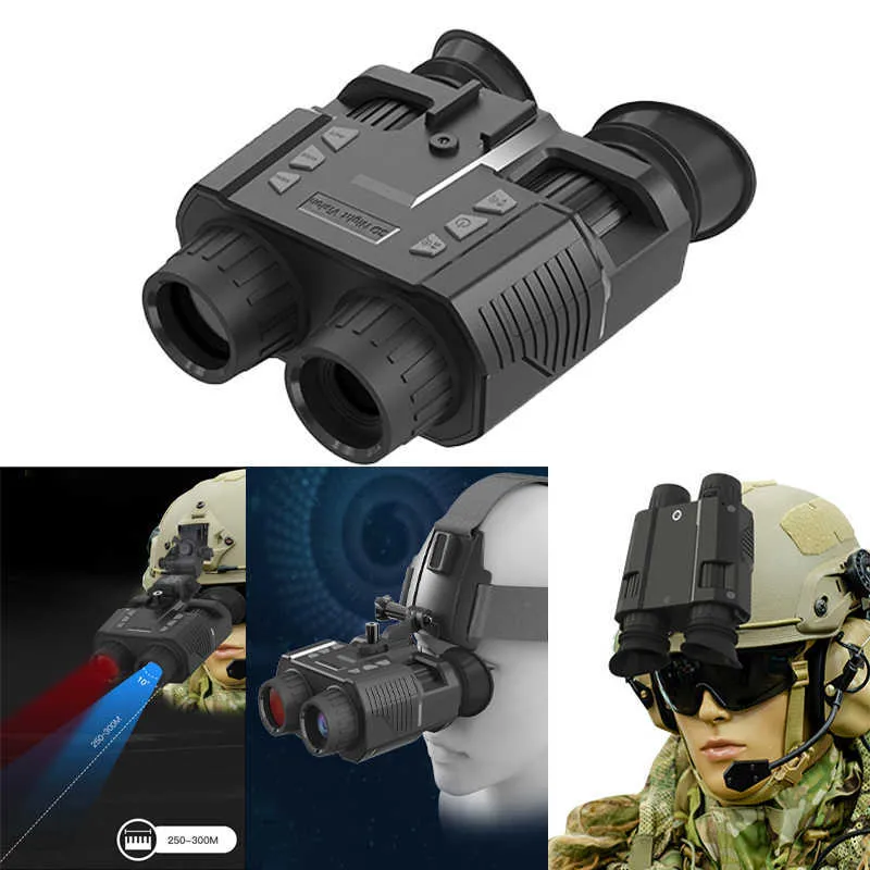 Goggles De Vision Nocturne De Casque Ameliore 2024 3D Stereo 4K Dispositif Infrarouge Pour La Surveillance De La Chasse Vert Du 158 23 DHgate