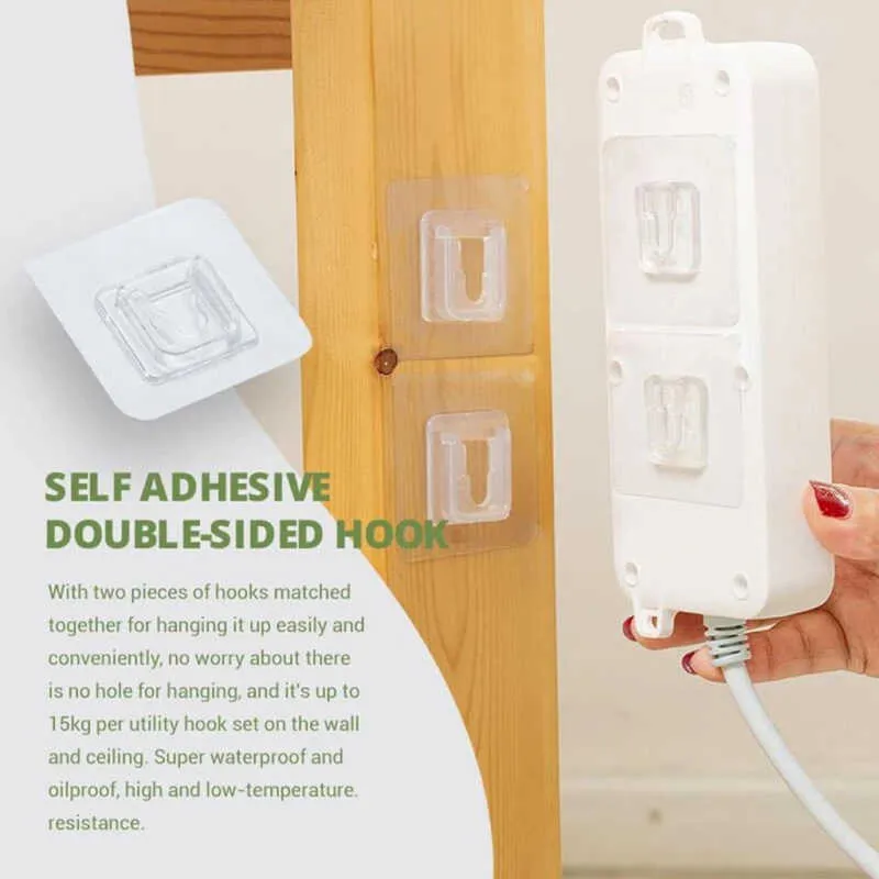 Latest Double Sided Adhesive Wall Hooks Transparent Strong Hanger Hook  Suction Cup Sucker Storage Holder For Kitchen Bathroom From  Alpha_officialstore, $0.73
