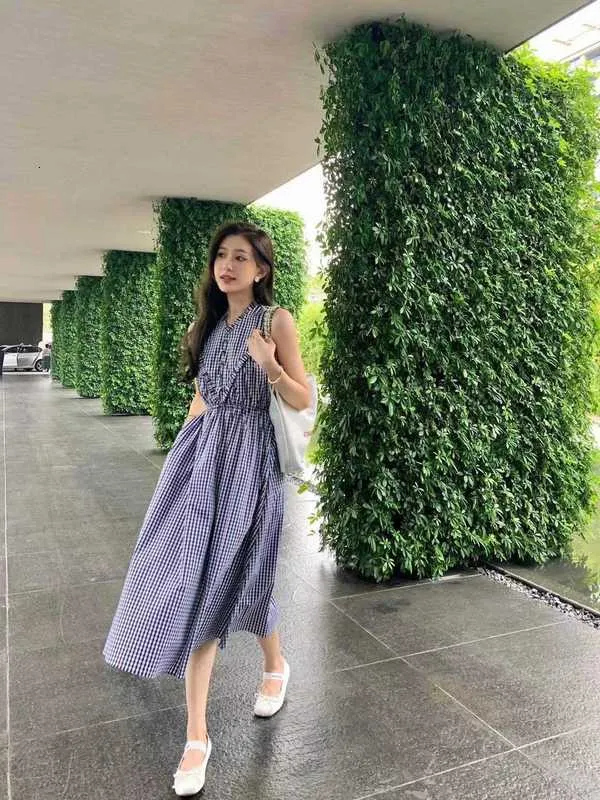Plaid tank top dress cheap