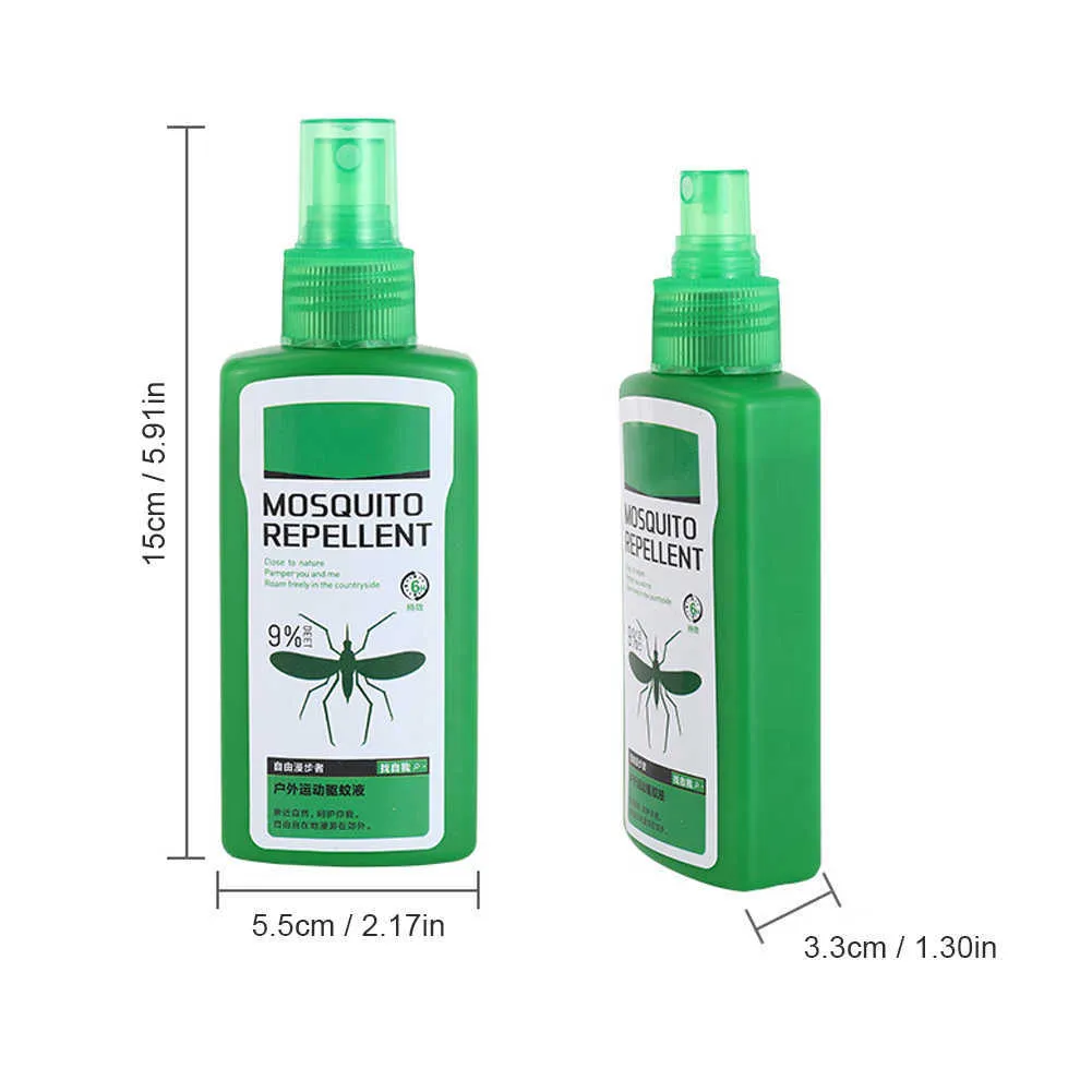 Portable 100ml Mosquito Repellent Spray For Outdoor Adventure
