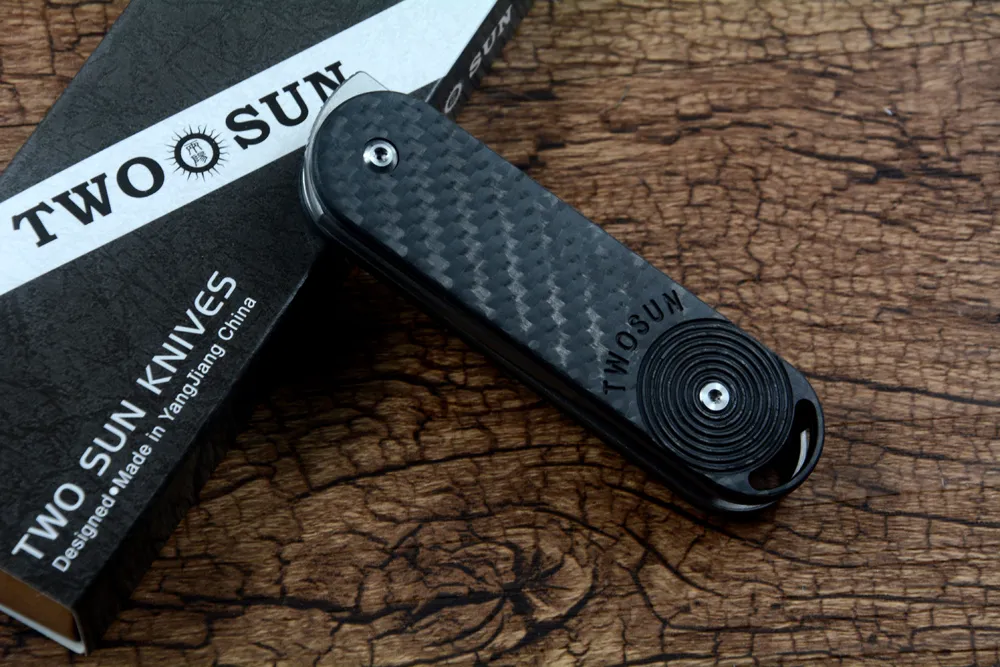 DHgate.com:TWO SUN Outdoor Pocket Knife Folding M390 Satin