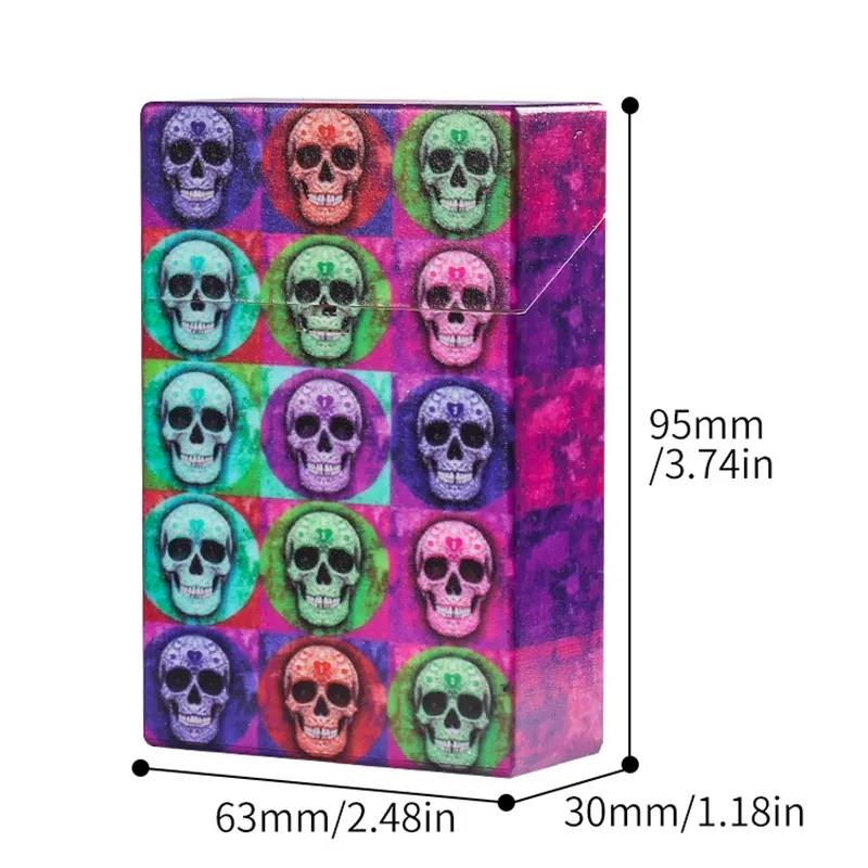 Wooden Cigarette Case Box Leather Lighter Cigarette Box Case Cigarette